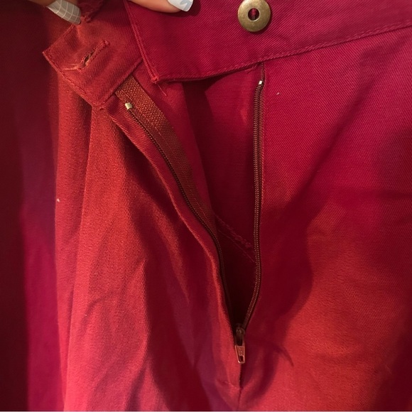 Vintage Circle T by Marilyn Lenox Western Square Dance Skirt Red Made in USA - Picture 5 of 8